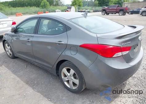 2013 Hyundai Elantra Gls z USA, uszkodzony, nr VIN 5NPDH4AE8DH300258